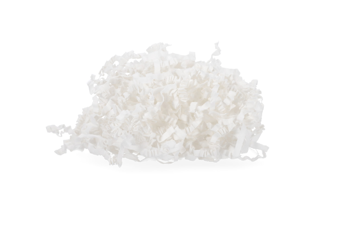 PDR-01/B: White color shredded paper, 100 g 1