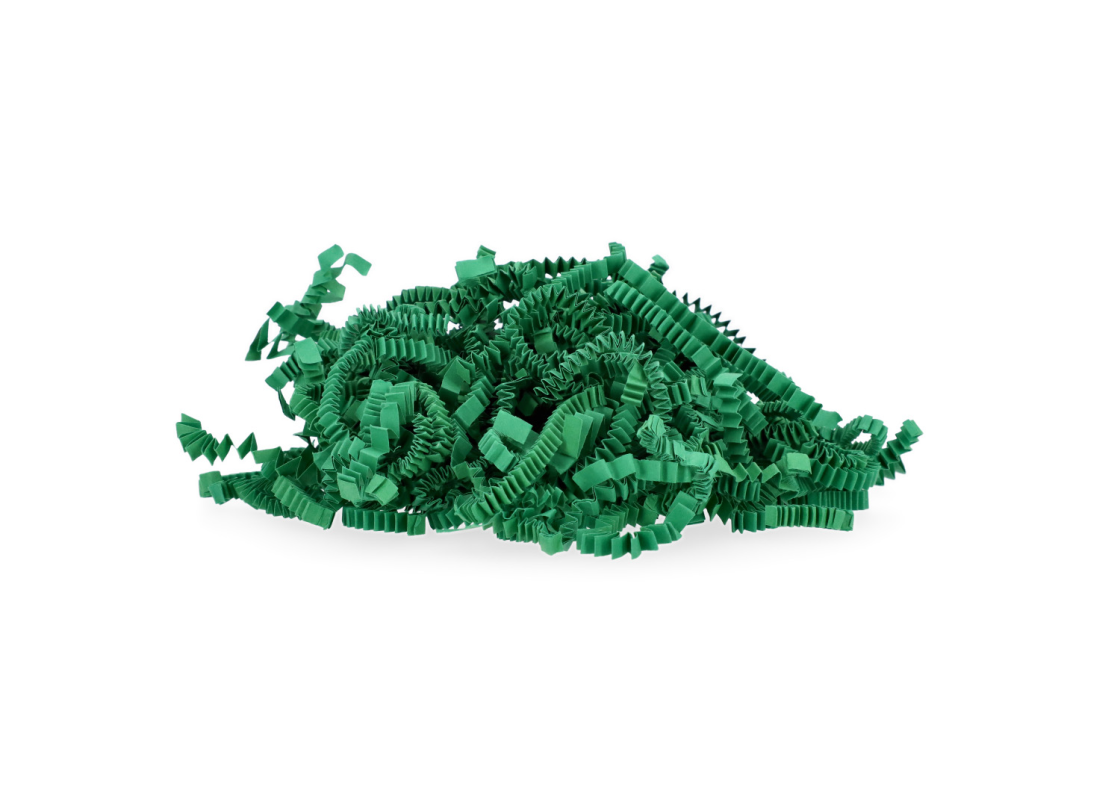 PDR-01/Z: Green color shredded paper, 100 g 1