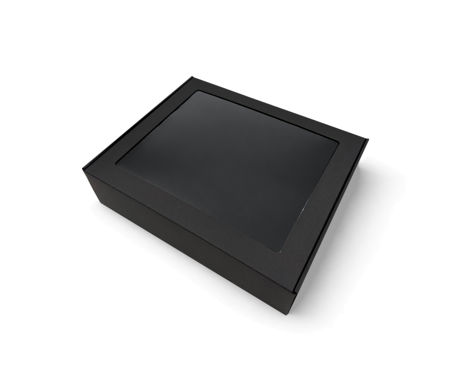 427-23: 340 x 280 x 85 mm cardboard box with quick closure FEFCO 0427 1