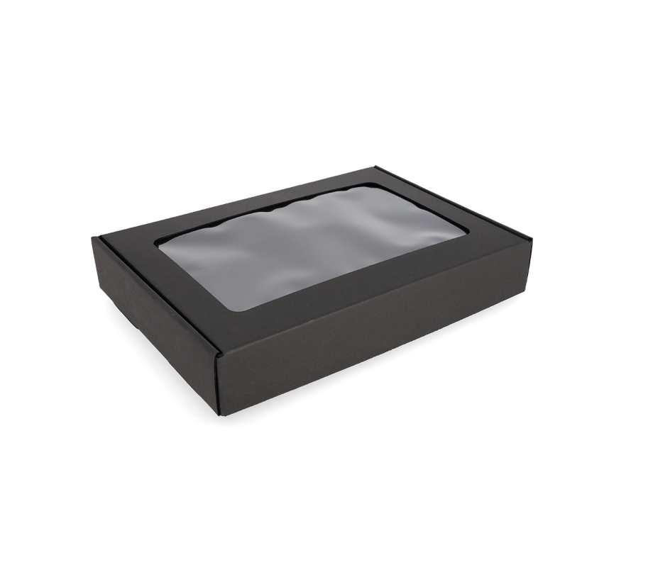 427-3: 300 x 215 x 50 mm cardboard box with quick closure FEFCO 0427 9
