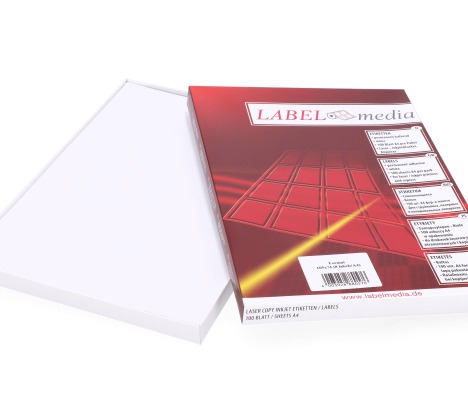A4-8: 8 labels per sheet 105mm x 74mm 1
