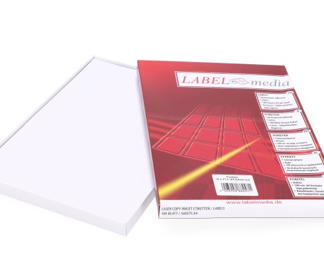 A4-24: 24 labels per sheet 70mm x 37.1mm 1