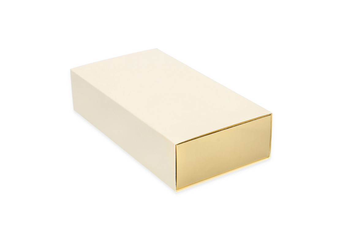 AKC_MAC/M: 200 x 100 x 50 mm Cream color box for candies and macarons 2