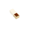 MAC-1/B: 200 x 50 x 50 mm Cream color box for sweets and macarons cookies 4