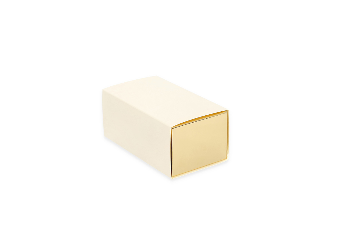 MAC-1/B: 200 x 50 x 50 mm Cream color box for sweets and macarons cookies 2