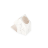 AKC/D1: 90 x 90 x 80 mm Foldable box for 1 dessert with PVC window, marble colour 6