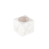 AKC/D1: 90 x 90 x 80 mm Foldable box for 1 dessert with PVC window, marble colour 5