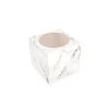 AKC/D2: 220 x 220 x 220 mm Foldable cake box with PVC window, marble colour 5