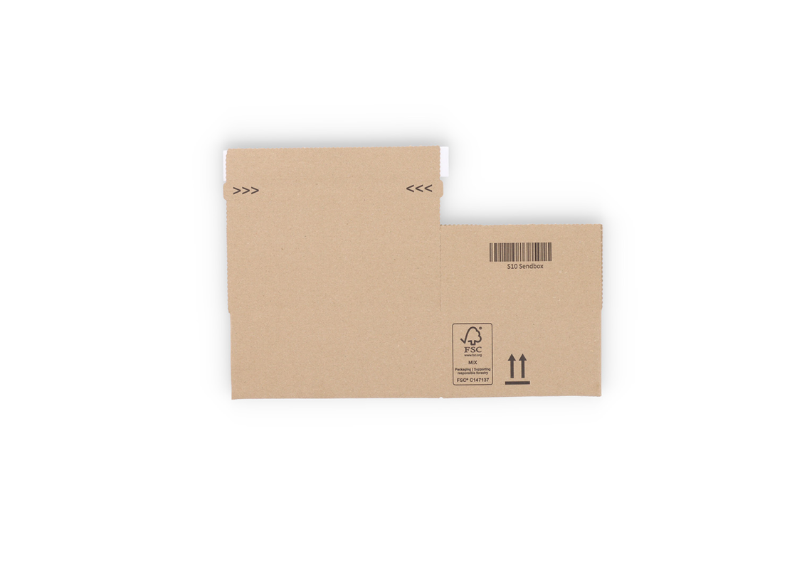 ASD/10: 169 x 130 x 70 mm <br> Shipping box with auto-lock bottom and adhesive closure strip 5