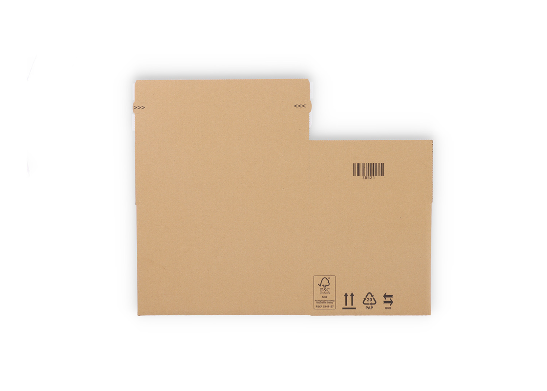 ASGD/21: 255 x 180 x 160 mm <br> Shipping box with auto-lock bottom, adhesive closure and return strips 5