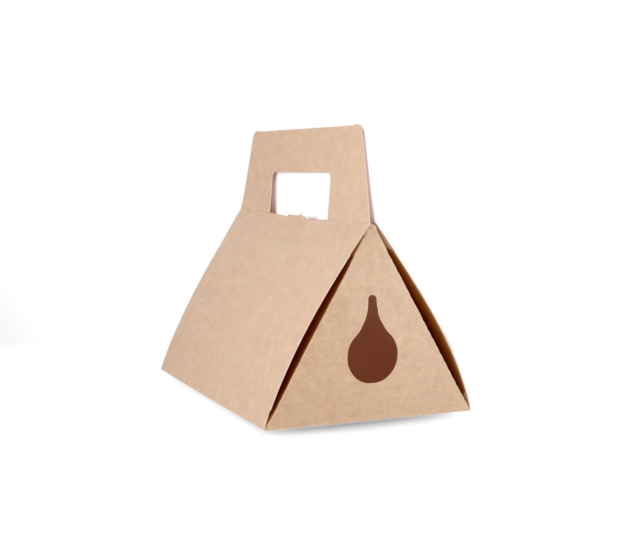 BUT-1: 220 x 140 x 140 mm mm bottle box with handle 2