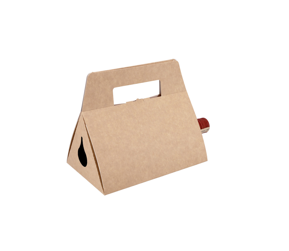 BUT-1: 220 x 140 x 140 mm mm bottle box with handle 5
