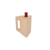 BUT-1: 220 x 140 x 140 mm mm bottle box with handle 13