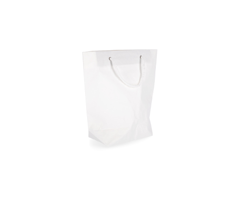 CUBA-1: 340 x 130 x 350 mm paper bag with fabric handles 2