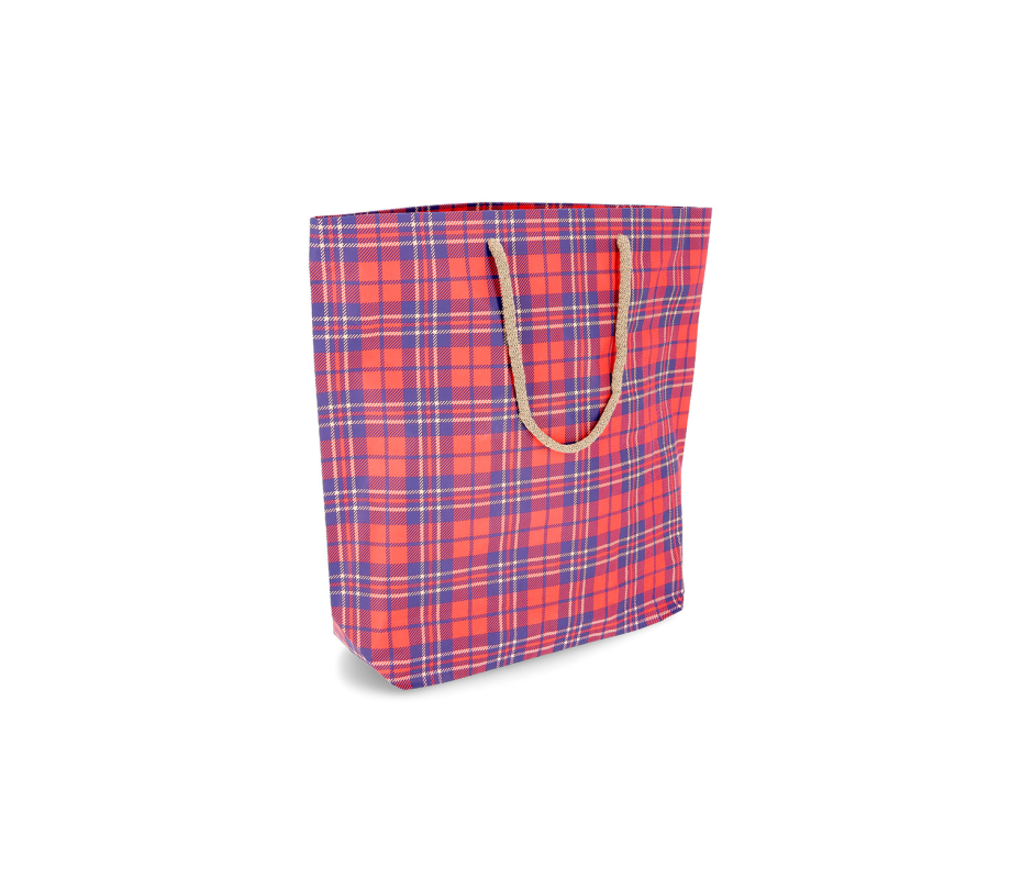 CUBA-3: 550 x 150 x 500 mm paper bag with fabric handles 21