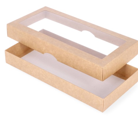 DDL-10: 275 x 130 x 35 mm two part box with window 1