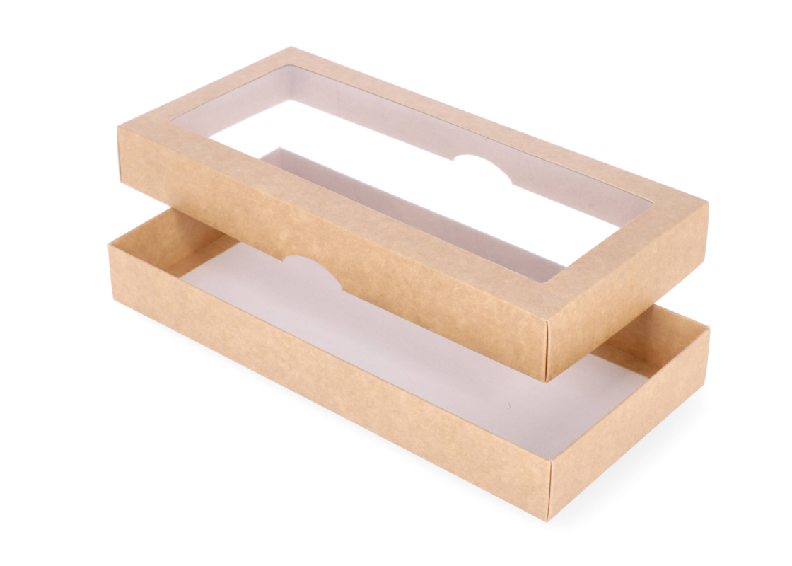DDL-10: 275 x 130 x 35 mm two part box with window 1