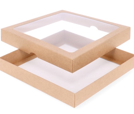 DDL-2: 200 x 200 x 30 mm two part box with window 1