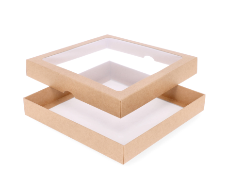 DDL-2: 200 x 200 x 30 mm two part box with window 2