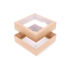 DDL-4: 210 x 210 x 60 mm two part box with window 6