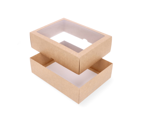 DDL-5: 280 x 210 x 80 mm two part box with window 2