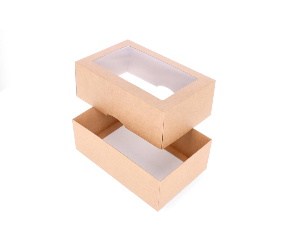 DDL-6: 220 x 140 x 80 mm two part box with window 4