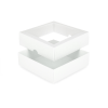 DDL-4: 210 x 210 x 60 mm two part box with window 3