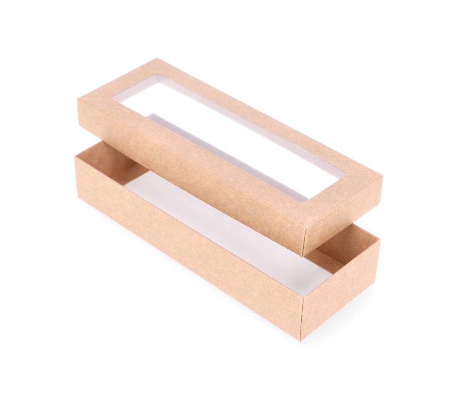 DDPL-17: 220 x 80 x 40 mm two part box with window 4