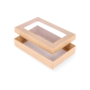 DDPL-18: 220 x 140 x 40 mm two part box with window 6