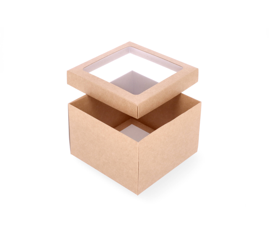 DDPL-22: 150 x 150 x 100 mm two part box with window 7
