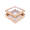 DDPL-23: 250 x 250 x 55 mm two part box with window 3