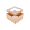DDPL-5: 210 x 210 x 100 mm two part box with window 3