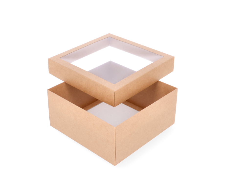 DDPL-5: 210 x 210 x 100 mm two part box with window 7