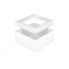 DDPL-5: 210 x 210 x 100 mm two part box with window 6