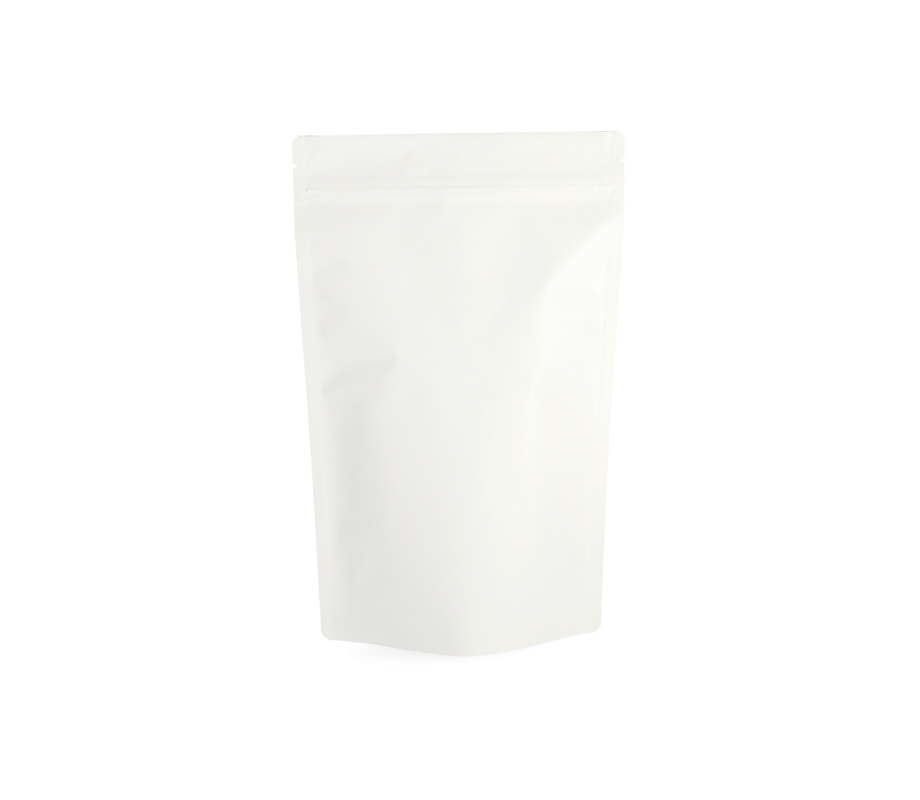 DOY-B: White stand-up Doypack pouches, pack of 100 pcs 10
