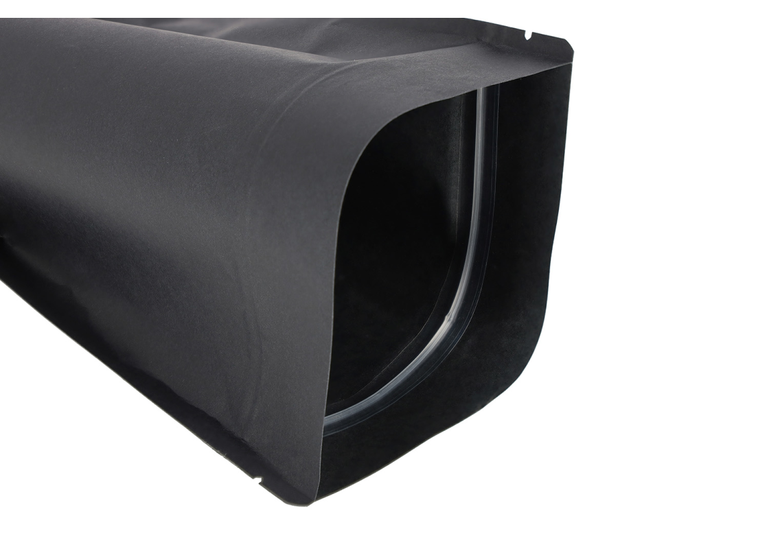 DOY-J: Black stand-up Doypack pouches, pack of 100 pcs 2