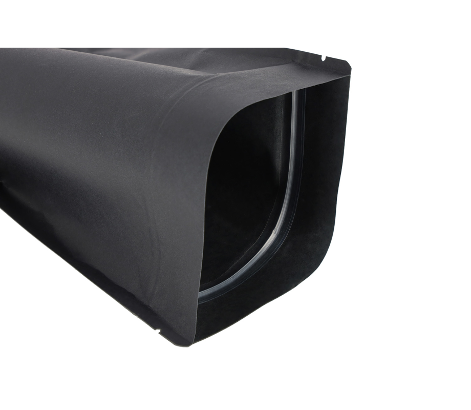 DOY-J: Black stand-up Doypack pouches, pack of 100 pcs 6