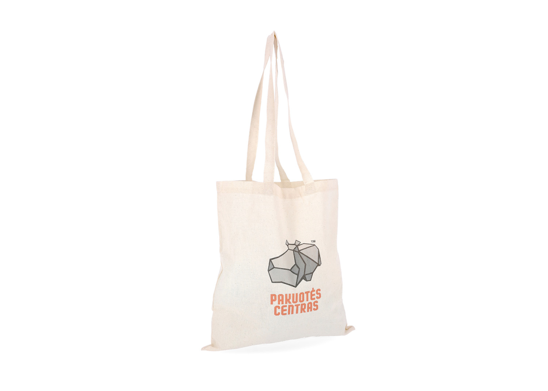 DROB-1/ECO Natural colour Canvas Tote bag 380*420 mm, 1 pcs. 4