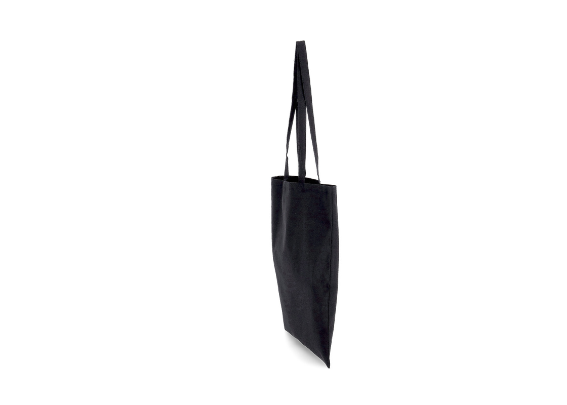DROB-1/J Black colour Canvas Tote bag 380*420 mm, 1 pcs. 2