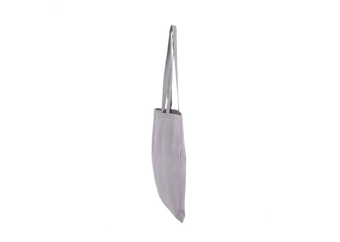 DROB-1/P Grey colour Canvas Tote bag 380*420 mm, 1 pcs. 2