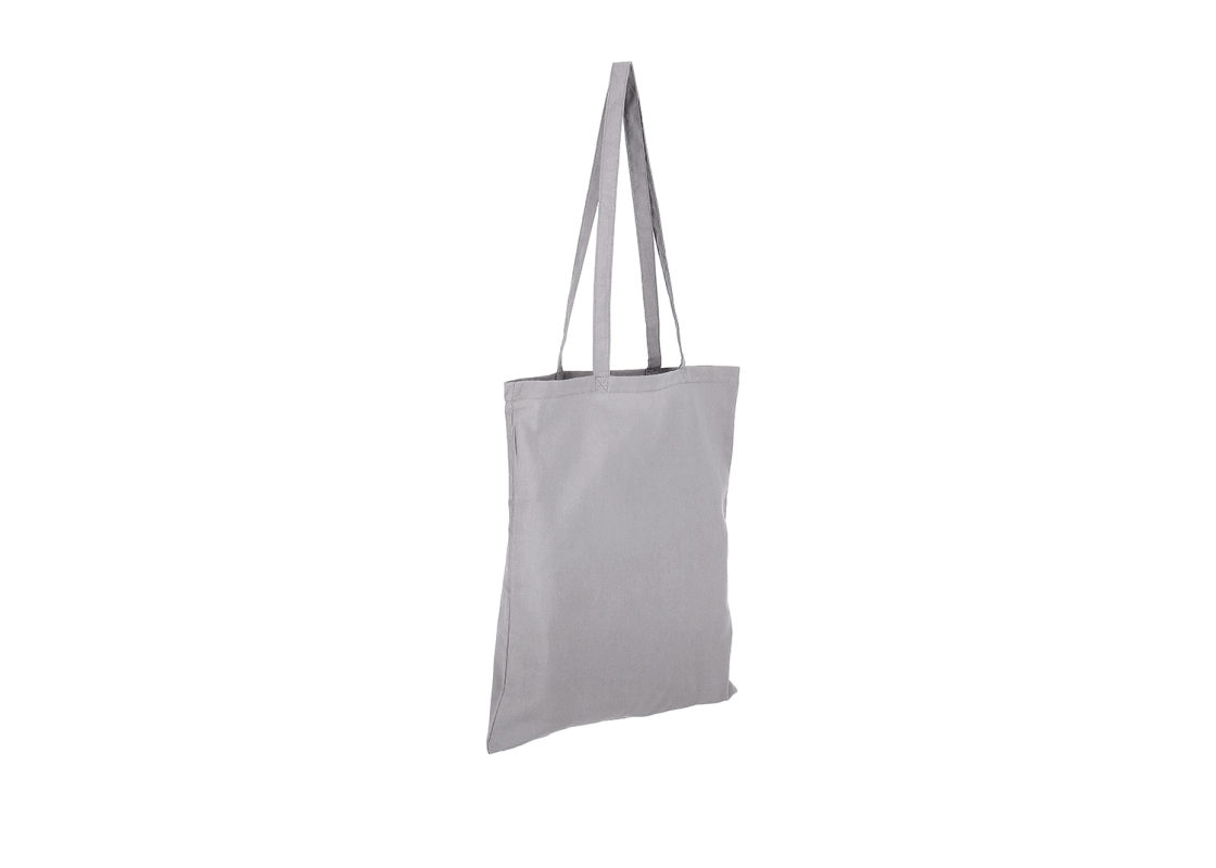 DROB-1/P Grey colour Canvas Tote bag 380*420 mm, 1 pcs. 1