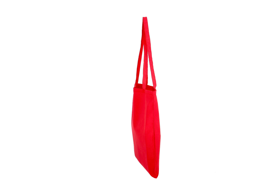DROB-1/RA Red colour Canvas Tote bag 380*420 mm, 1 pcs. 2