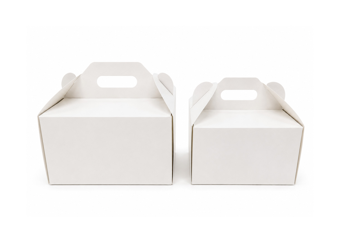DT-8: 250x250x150 mm <br>cake box with handle, 10 pcs. 3