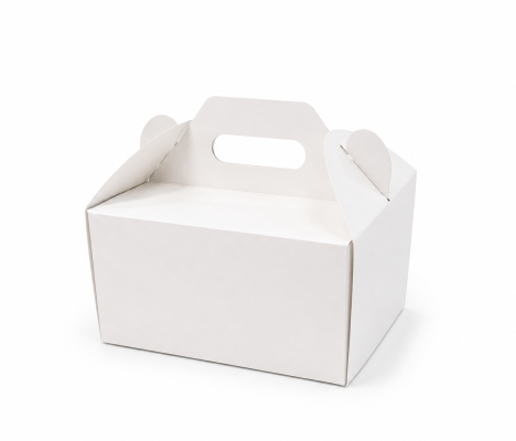 DT-7: 220x220x120 mm <br>cake box with handle, 10 pcs. 1