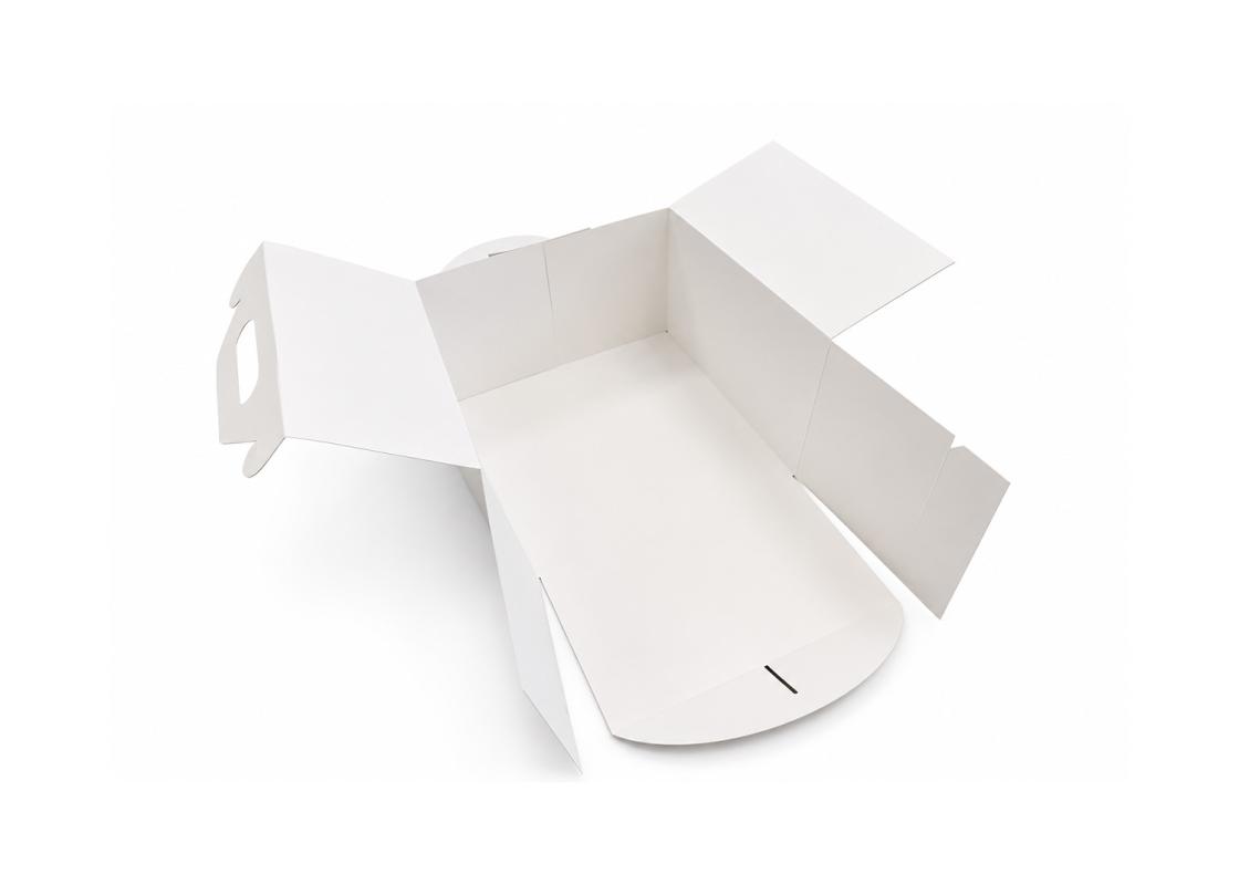 DT-8: 250x250x150 mm <br>cake box with handle, 10 pcs. 2