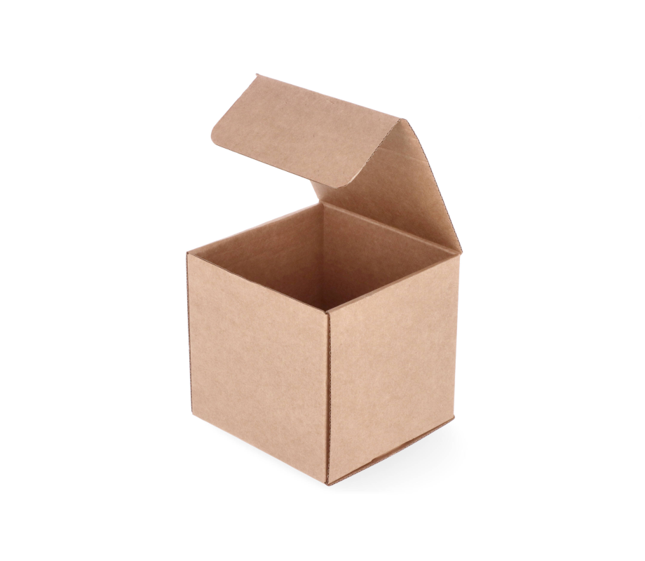 DU-10: 100 x 100 x 100 mm folding cardboard box FEFCO 0470 8