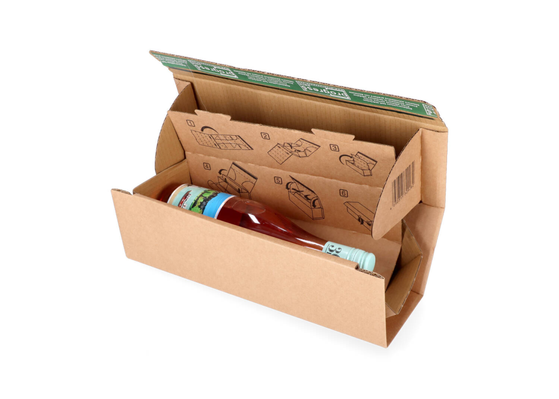 W/1: 316 x 112 x 115mm box for wine bottle 1