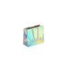 HOLO-1: 240x100x205 mm Luxury paper holographic bag with fabric handles 13