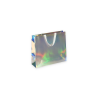 HOLO-2: 400x120x350 mm Luxury paper holographic bag with fabric handles 14