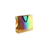 HOLO-2: 400x120x350 mm Luxury paper holographic bag with fabric handles 9